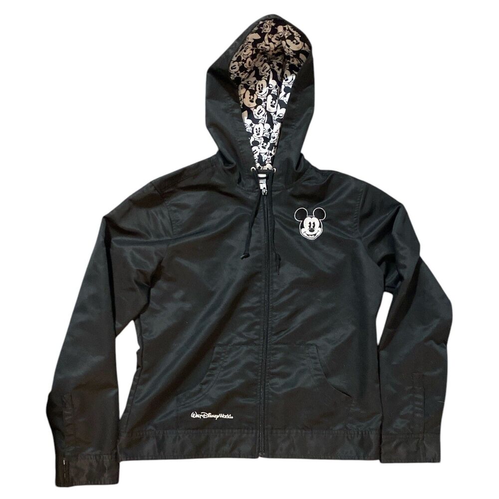 Disneyland Resort Parks Walt Disney World Mickey Mouse Windbreaker Hooded Medium